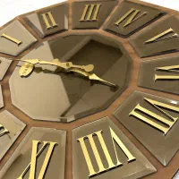 ساعت دیواری آیینه ای