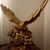 تندیس (مجسمه) دکوری عقاب طلایی
