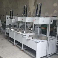 پاتیل داغ‌زن صنعتی تمام استیل