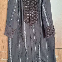 مانتو مجلسی حریر ژاکارد