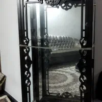 بوفه چوبی قهوه ای