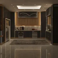 طراحی کابینت و کمد دیواری .نقشه اجرایی+DXF و CNC