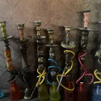 قلیون چوبی و موسو|صنایع دستی و سایر لوازم تزئینی|گلپایگان, |دیوار