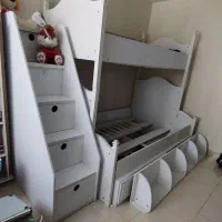 تخت خواب دوطبقه نوجوان|تخت و سرویس خواب|پرند, فاز ۶|دیوار