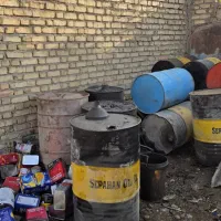 بشکه خالی روغنی