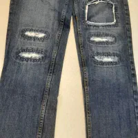 شلوار لی کشی گت دار ۳۰۰ شلوار لی زاپ دار سایز ۳۷|لباس|قرچک, امین آباد|دیوار