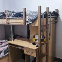 تخت دو طبقه مدرن|تخت و سرویس خواب|ری, علایین|دیوار