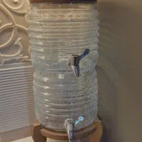 کلمن شیشه ای ترک دار کاملا نو و استفاده نشده