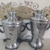 دوعدد سماور برقی پنچ لیتری قدیمی  کاملا سالم هستند