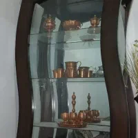 ویترین چوبی اینه دار