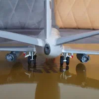 ماکت چوبی هواپیما|مجسمه، تندیس، ماکت|کرج, شهرک فهمیده|دیوار