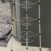 استند قابلمه ۵ طبقه تمام استیل سنگین نو نو|آب‌چکان و نظم‌دهنده ظروف|محمدیه-قزوین, |دیوار