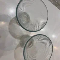 گلدان گل  شیشه ای
