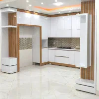 کابینت کمددیواری پوستر کاغذ میزآرایش دکور مغازه