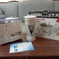 آبمیوه‌گیری ۳ کاره WORLDSTAR نو و آکبند