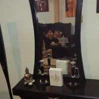 آینه وپایه چوب راش