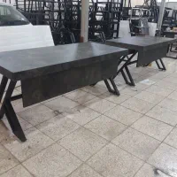 میز مدیریت مدرن پایه فلز ومبل