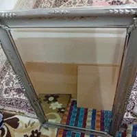 آینه باقاب استیل طرح دار