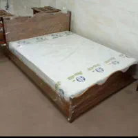 تخت دونفره وکیوم ام دی اف(۲نفره)، نو آکبند تشک|تخت و سرویس خواب|سمنان, |دیوار