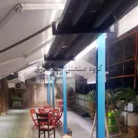 هیتر بخاری سقفی  تابشی گلخانه رستوران برقی گازی