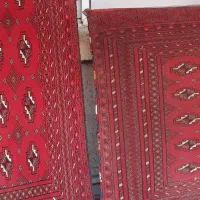 یک جفت پشتی ترکمن ریز بافت قدیمی