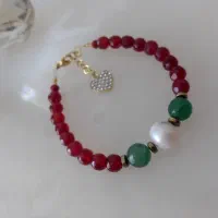 دستبند سنگ جید ،مرواریدپرورشی و عقیق|جواهرات|تهران, حکیمیه|دیوار