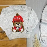 تولید پخش  تک عمده ست بچگانه یلدایی کریسمس قرمز|کفش و لباس بچه|چهاردانگه (تهران), |دیوار