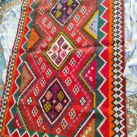 گلیم ۱/۵۰در ۲/۶۵|گلیم، جاجیم، گبه|شیراز, پشم شیشه|دیوار
