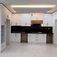 کابینت سفید طوسی ام دی اف کد ۳۰۰۵|مصالح و تجهیزات ساختمان|رشت, حافظ آباد|دیوار