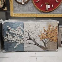 تابلو نقاشی بوم ۱۰مدل طرح شکوفه کد۲۰۳ سایزبزرگ