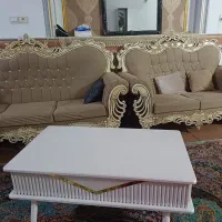 مبل ۷ نفره نیمه استیل کلاسیک