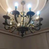 خریدار و فروشنده لوستر برنجی سالم و قدیمی|لوستر و چراغ آویز|تهران, زعفرانیه|دیوار