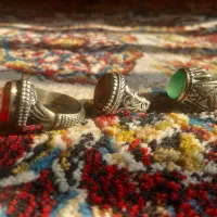 ۳عدد انگشتر نقره خیلی قدیمی