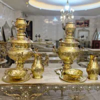 سماور ذغالی برنزی برنز سعید