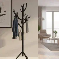 فروش ویژه انواع چوب لباسی فلزی ایستاده|بندرخت و رختآویز|نجفآباد, جوزدان|دیوار