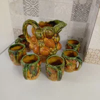 پارچ و لیوان قدیمی نو