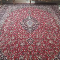 فرش دستباف ۱۲ متری کار کرده مناسب خونه باغ و ویلا