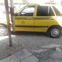تاکسی پراید  زرد