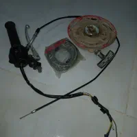 یک عدد دسته گازمتورهندا ویک عدد لنت