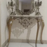 آینه شمعدان برنجی