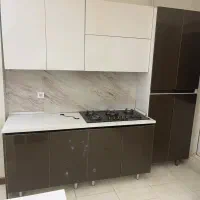 کابینت ام دی اف و هایگلاس با گاز و سینک شیر سینک|مصالح و تجهیزات ساختمان|پردیس, فاز ۸|دیوار