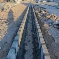 نیازمند اوستا بنا برا جدول کشی و پیاده رو