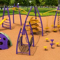 فروش سازه پارکی تور و طناب مناسب پارک‌ها