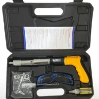 تفنگ میخکوب و میخ و چاشنی