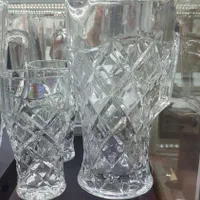 پارچ و لیوان کریستال|ظروف سرو و پذیرایی|شیراز, شاهچراغ|دیوار