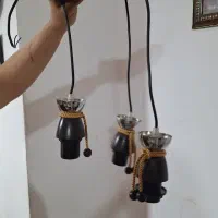 لوستر|لوستر و چراغ آویز|میانه, |دیوار