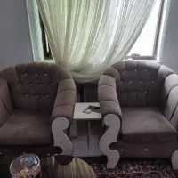 مبلمان8نفره و جلو مبلی و3عدد میز عسلی|مبلمان خانگی و میز عسلی|رشت, ساغری سازان|دیوار