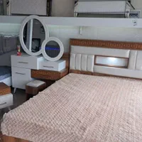 سرویس خواب دونفره شرکتی|تخت و سرویس خواب|مشکین‌دشت, |دیوار