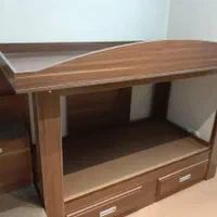 تخت دو طبقه تمام MDF ساخت سفارشیه در حد نو|تخت و سرویس خواب|اصفهان, کوی امیریه|دیوار