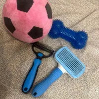 برس تخلیه سگ و گره باز کن و اسباب بازی